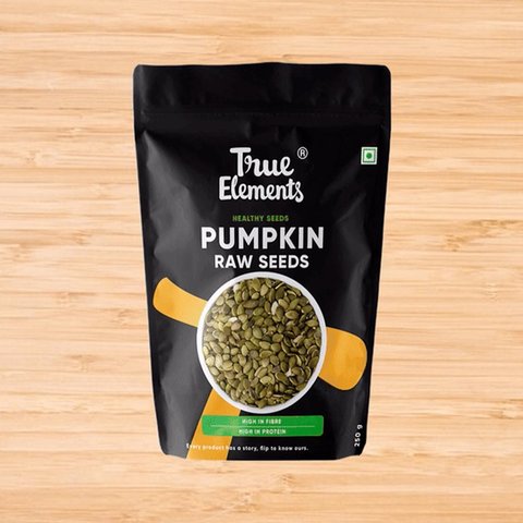 True Elements Raw Pumpkin Seeds  -  250 gms
