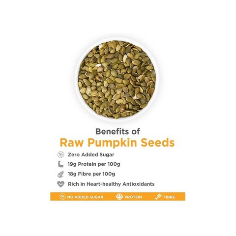 True Elements Raw Pumpkin Seeds  -  250 gms