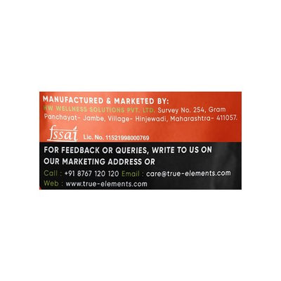True Elements Rolled Oats 100% Wholegrain, High Fiber & Healthy Breakfast - 500 gms