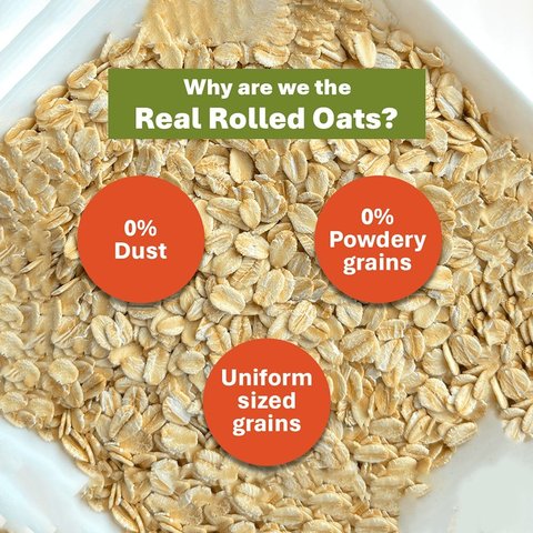 True Elements Rolled Oats 100% Wholegrain, High Fiber & Healthy Breakfast - 500 gms
