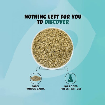 True Elements Whole Bajra/Pearl Millets - 500 gms