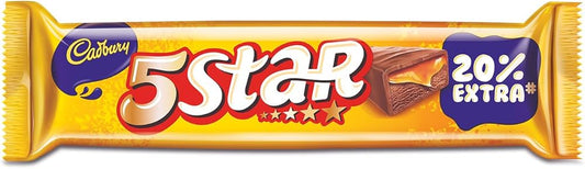 Cadbury 5-Star Chocolate (India) pack of 10 - 38 gms