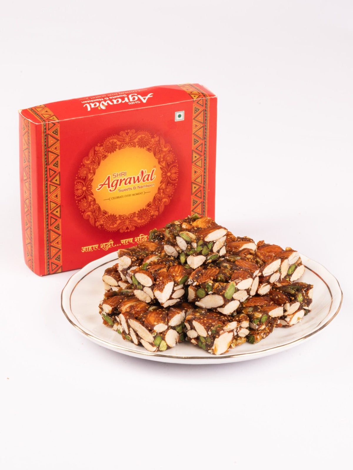 Shri Agrawal Sweets & Namkeen Anjeer Dryfruit Chikki - 500 gms