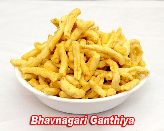 Bafna Bhavnagari Ganthiya : A Classic Gujarati Snack - 500 gms