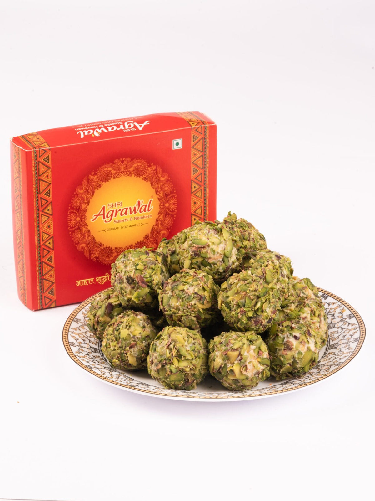 Shri Agrawal Sweets & Namkeen Choco Pista Laddu - 500 gms