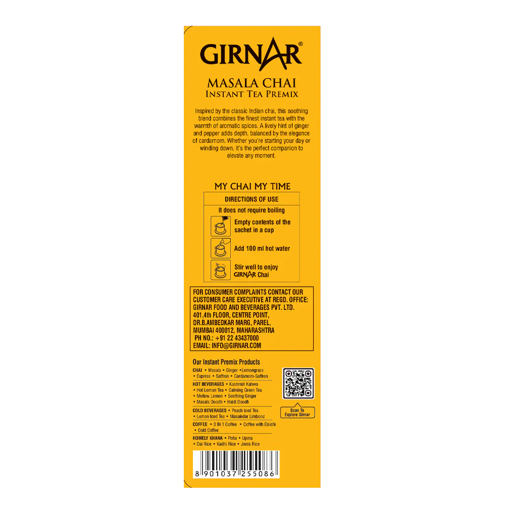 Girnar Premix Masala Chai - 140 gms