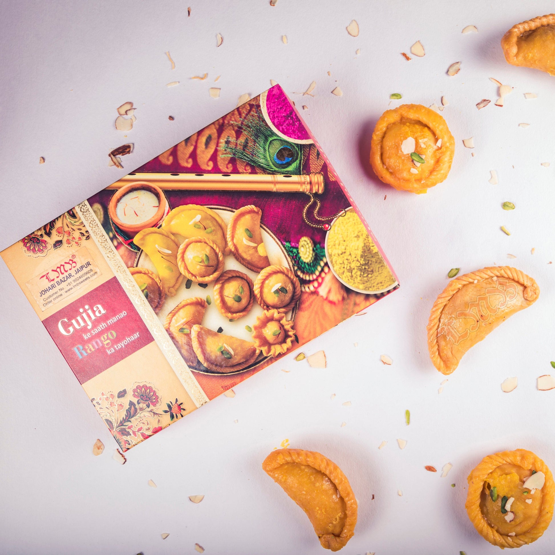 Laxmi Misthan Bhandar Gunjia - 500 gms