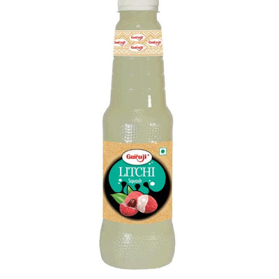 Shree Guruji Litchi Squash - 750 ml