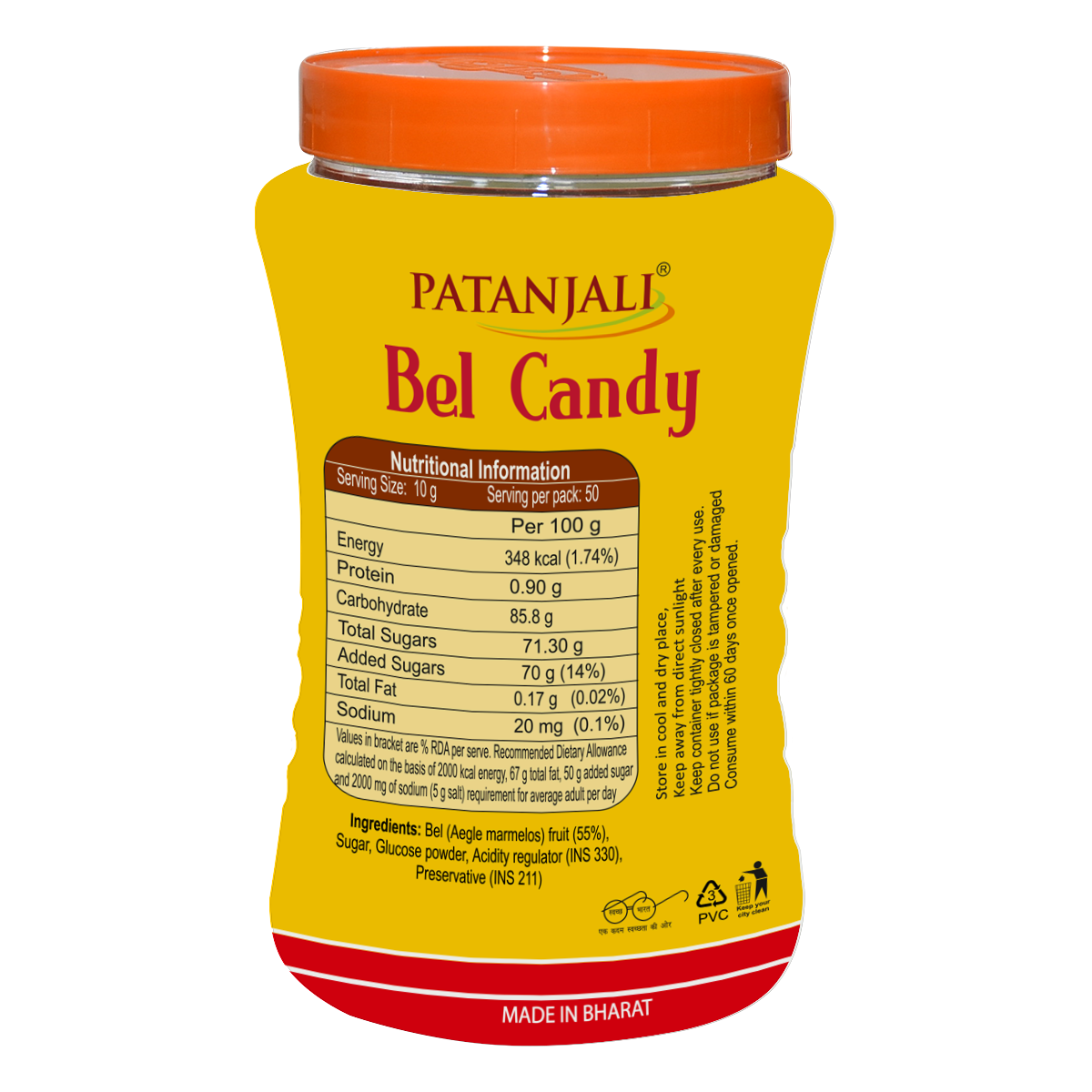 Patanjali Bel Candy  - 500 gms