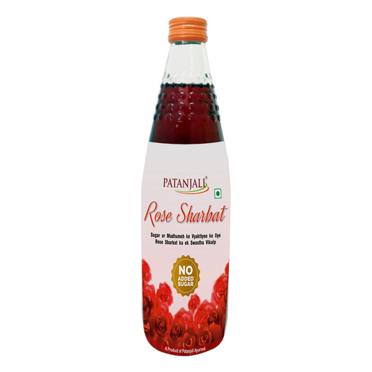 Patanjali Sugar Free Rose Sharbat - 750 ml