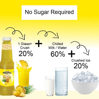 Shree Guruji Pineapple Crush - 750 ml