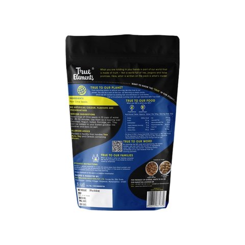 True Elements Raw Chia Seeds - 500 gms