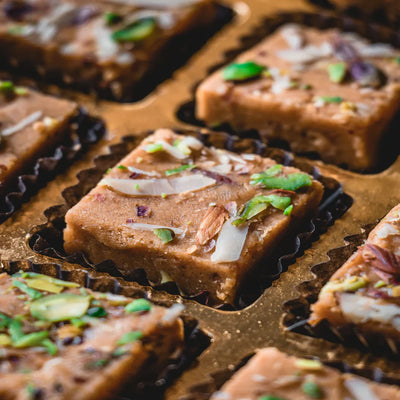 Akhand Sweets Famous Besan Burfi Of Delhi - Collection