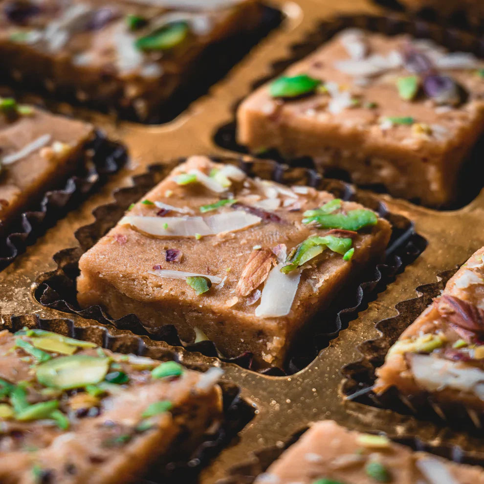 Akhand Sweets Famous Besan Burfi Of Delhi - Collection