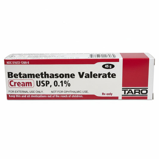 Betamethasone Valerate Cream 0.1% (Corticosteroid Cream) by Taro (Rx)