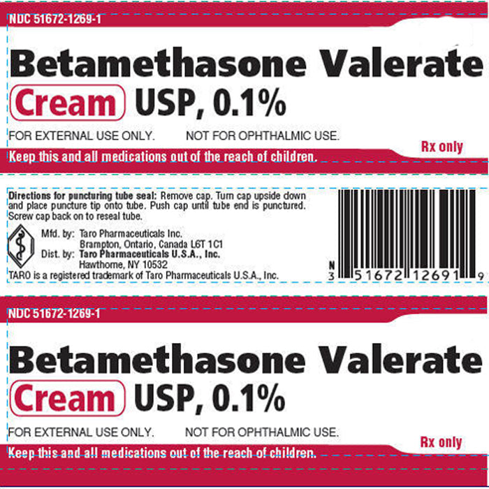 Betamethasone Valerate Cream 0.1% (Corticosteroid Cream) by Taro (Rx)