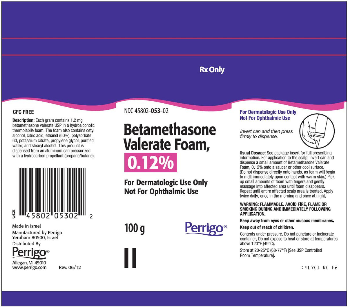 Betamethasone Valerate Foam 0.12% by Perrigo (Rx)