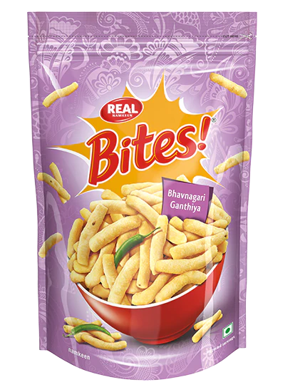 Real Bites Namkeen Bhavnagari Ganthiya | 400 gms
