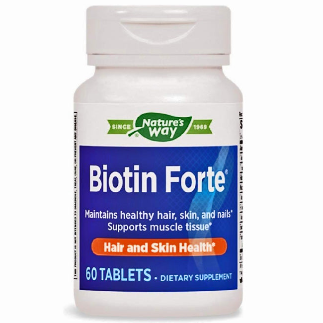 Biotin Forte Complex Tablets For Heathly Hair, Skin and Nails 60 Count