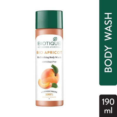 Biotique Bio Apricot Refreshing Body Wash (100% Soap Free)