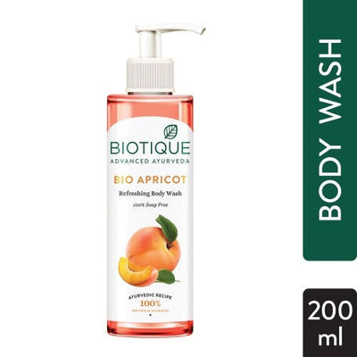 Biotique Bio Apricot Refreshing Body Wash (100% Soap Free)