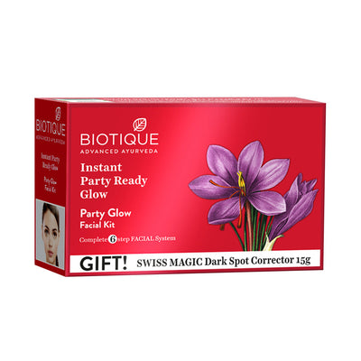 Biotique Party Ready Instant Glow Facial Kit - 65 gms