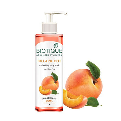 Biotique Bio Apricot Refreshing Body Wash (100% Soap Free)