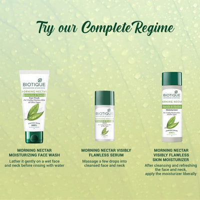 Biotique Morning Nectar Moisturize & Nourish Visibly Flawless Face Wash (All Skin Types)