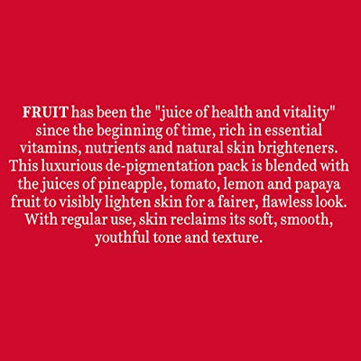 Biotique Fruit Brightening Depigmentation & Tan Removal Face Pack