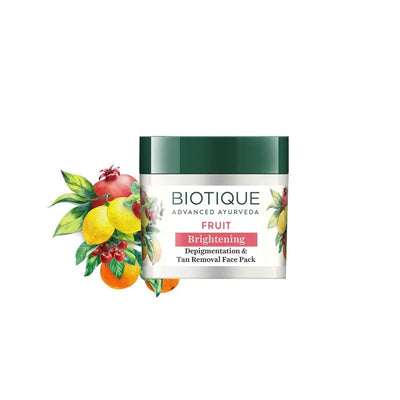 Biotique Fruit Brightening Depigmentation & Tan Removal Face Pack