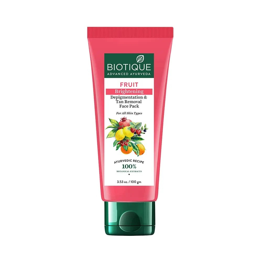 Biotique Fruit Brightening Depigmentation & Tan Removal Face Pack