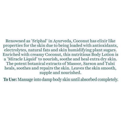 Biotique Creamy Coconut Deep Nourish Body Lotion for Extra Dry Skin