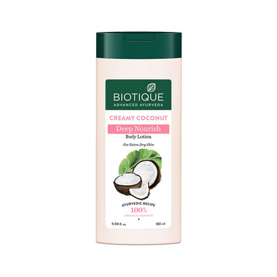 Biotique Creamy Coconut Deep Nourish Body Lotion for Extra Dry Skin