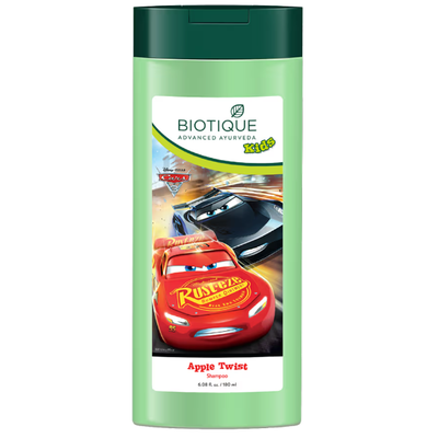 Biotique Bio Disney Pixar Cars Shampoo, Apple Twist for kids