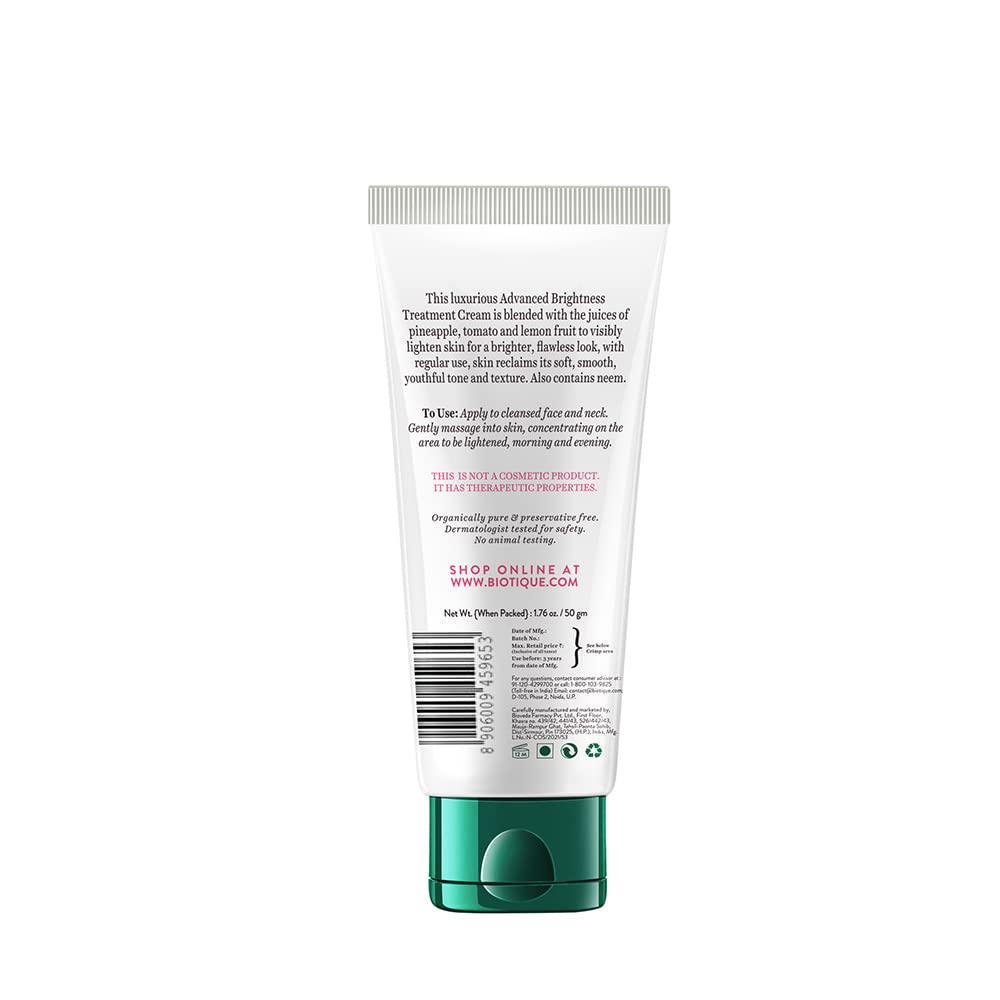 Biotique Face Glo Advance Brightening Fruit Cream (50 gm)