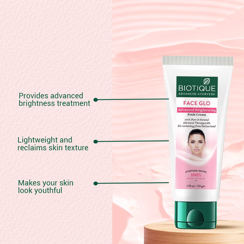 Biotique Face Glo Advance Brightening Fruit Cream (50 gm)