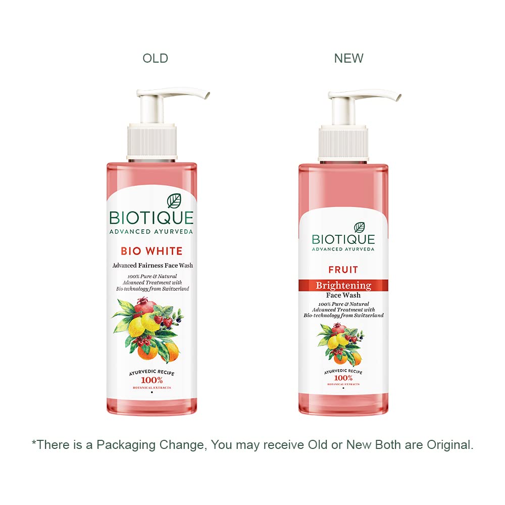 Biotique Fruit Brightening Face Wash 100% Pure & Natural
