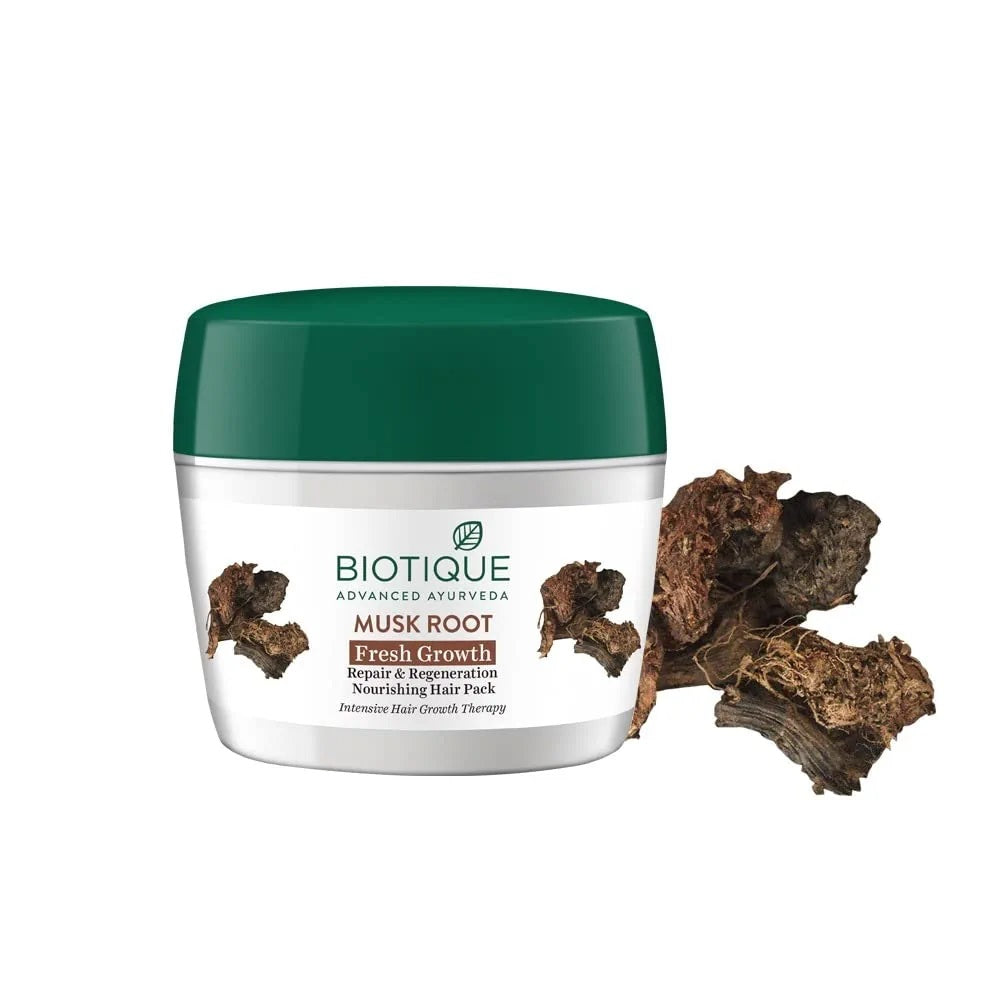Biotique Musk Root Fresh Growth Repair & Regeneration Hair Pack