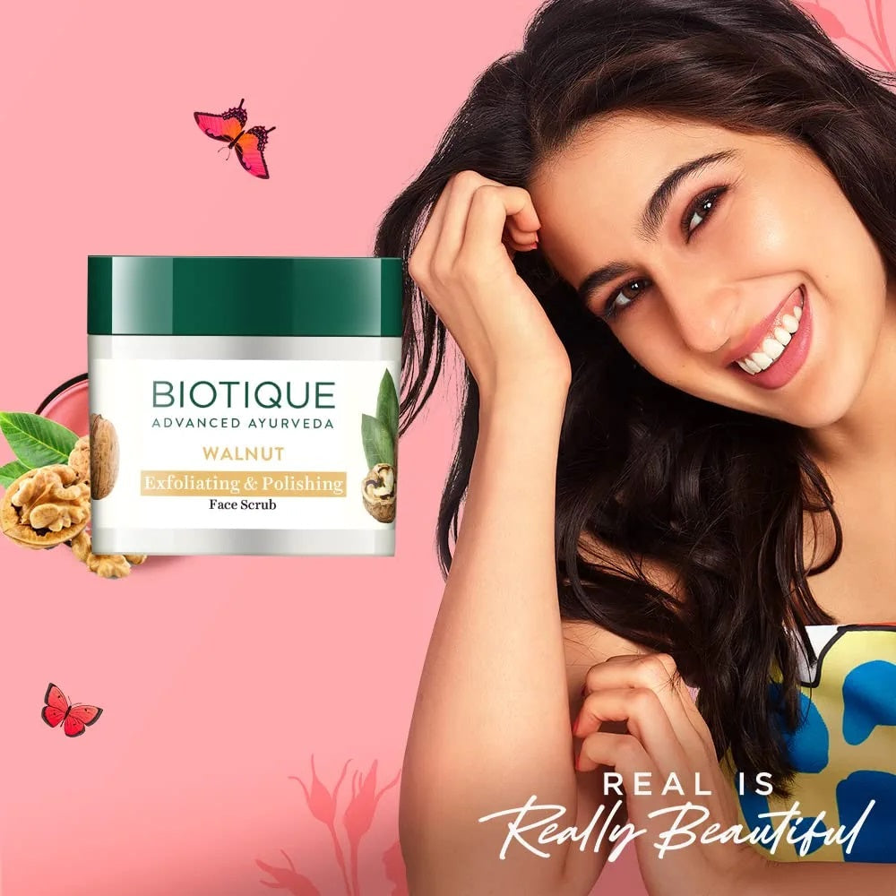Biotique Walnut Exfoliating & Polishing Face Scrub