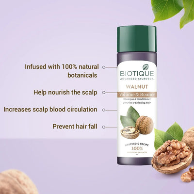 Biotique Walnut Volume & Bounce Shampoo