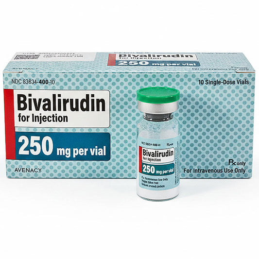 Bivalirudin Injection 250 mg Per Vial by Avenacy 10/Box (RX)