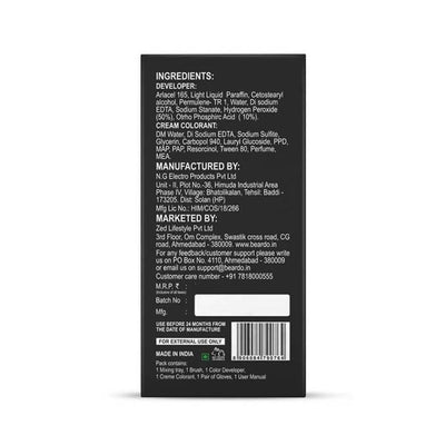Beardo Beard Color for Men - Natural Black