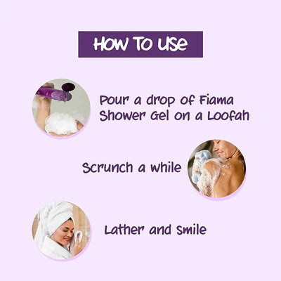 Fiama Shower Gel Blackcurrant & Bearberry Body Wash for Radiant Glowing & Hydrating Skin