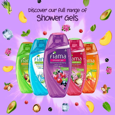 Fiama Shower Gel Blackcurrant & Bearberry Body Wash for Radiant Glowing & Hydrating Skin