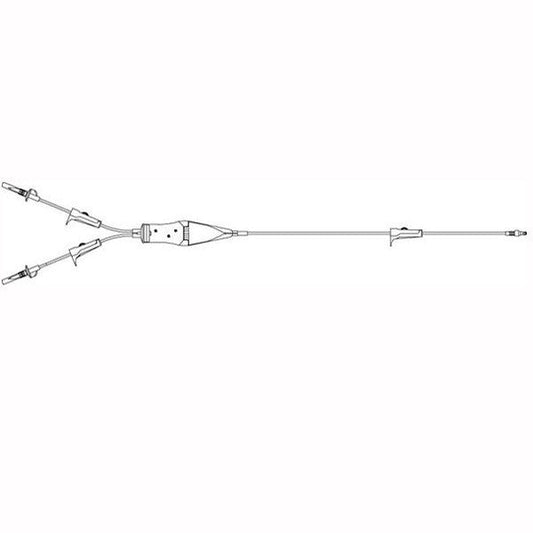 Macrobore Blood Administration Set, 2 Piercing Pins, 3 CAIR Clamps, 210 Micron Filter Drip Chamber