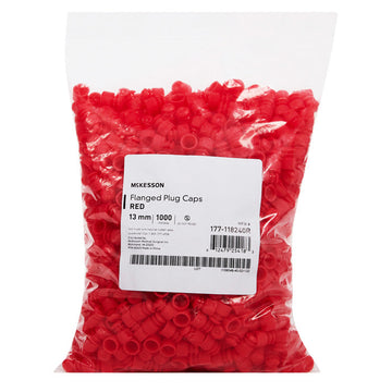 Red Plug Caps 1000/Bag