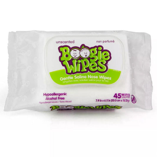 Boogie Wipes Simply Saline Baby Wipes Unscented 45 Count