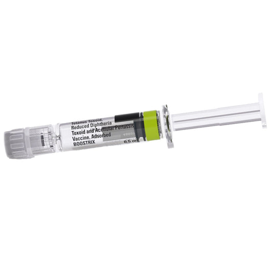 Boostrix DPT Vaccine Prefilled Syringes 0.5 mL x 10/Box GSK Vaccine for Adults & Children (RX) **Refrigerated