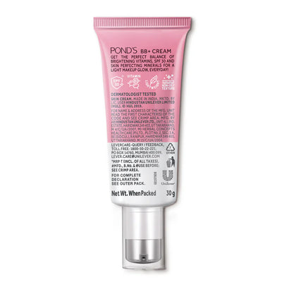 Pond's Instant Coverage & Glow BB+ Cream - 30 gms