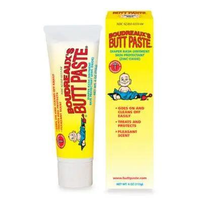 Original Boudreaux Butt Paste Diaper Rash Relief Skin Protectant